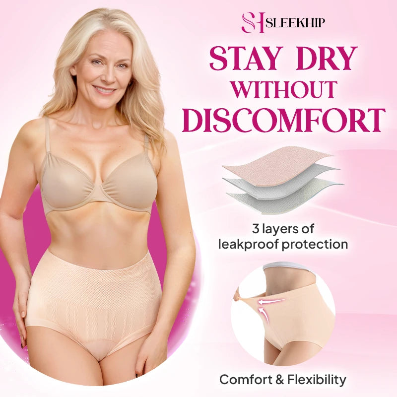Meracharm - Leakproof High-Waist Tummy-Control Butt-Lifting Panties
