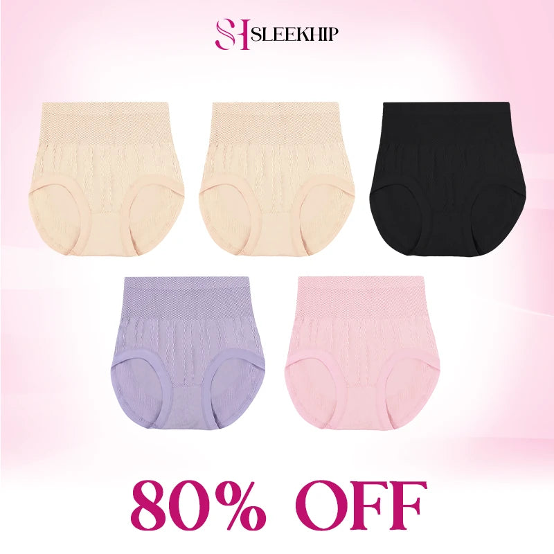 Meracharm - Leakproof High-Waist Tummy-Control Butt-Lifting Panties