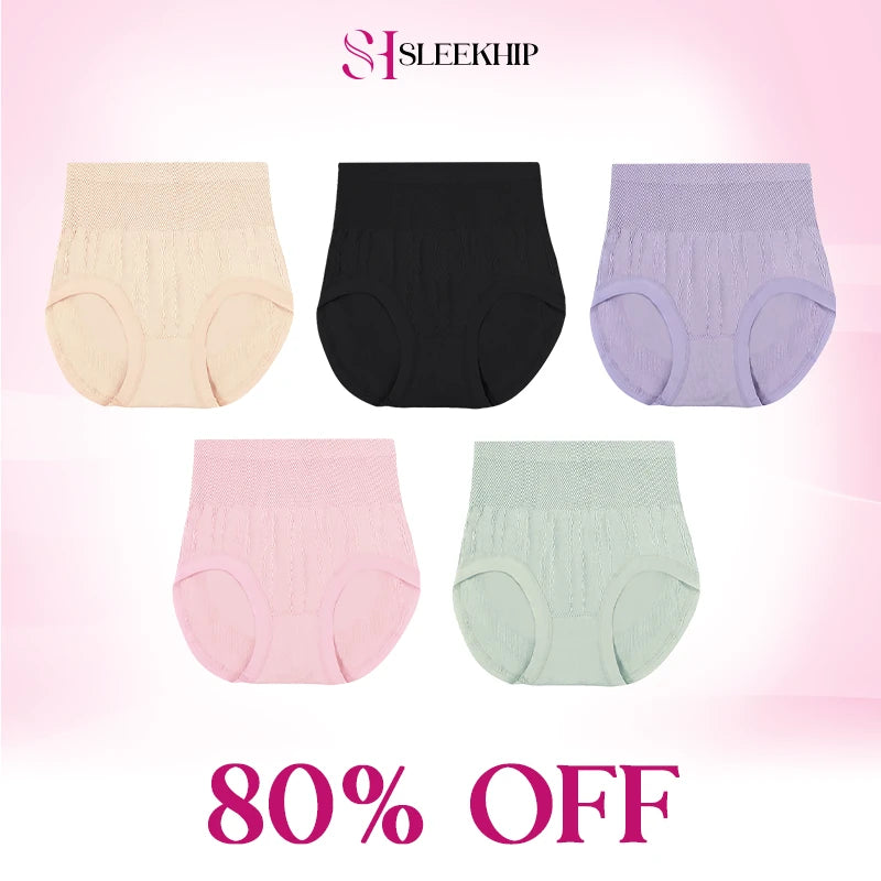 Meracharm - Leakproof High-Waist Tummy-Control Butt-Lifting Panties