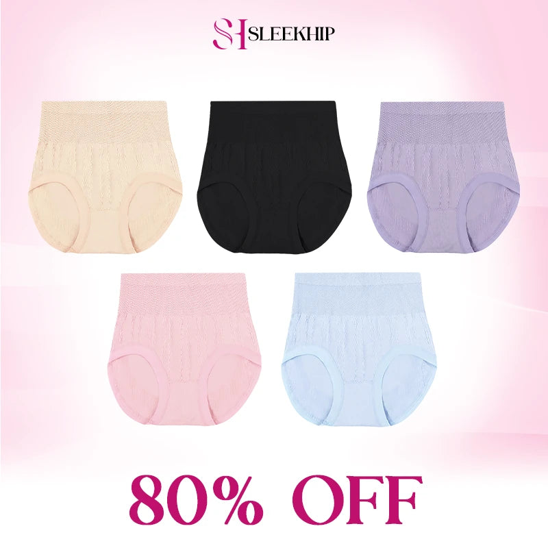 Meracharm - Leakproof High-Waist Tummy-Control Butt-Lifting Panties