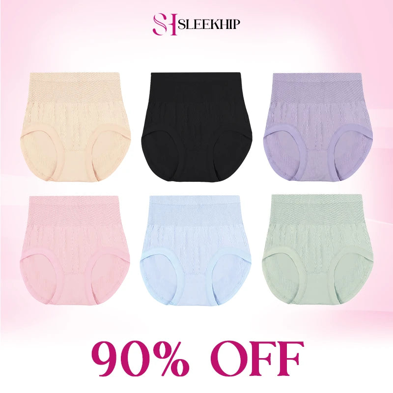 Meracharm - Leakproof High-Waist Tummy-Control Butt-Lifting Panties